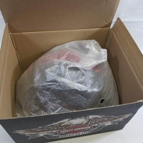 *NEW* Harley Davidson Motorcycle Helmet (M) Black - Picture 7 of 8